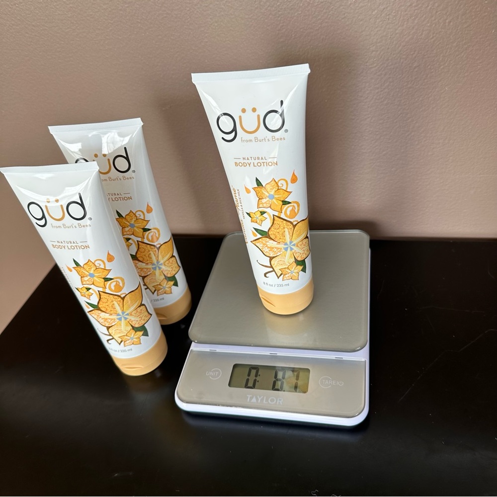 Lot of 3š„ Burt's Bees Gud Natural Body Lotion - Picture 9 of 9